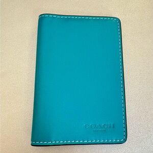 Coach ID Wallet Teal NWOT